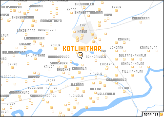 map of Kotli Hithār