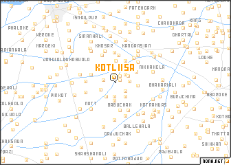 map of Kotli Īsa