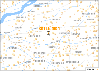 map of Kotli Joīān