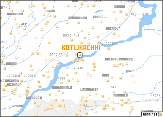 map of Kotli Kachhi