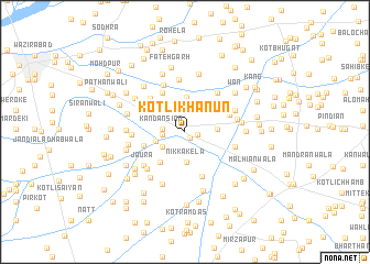 map of Kotli Khānūn