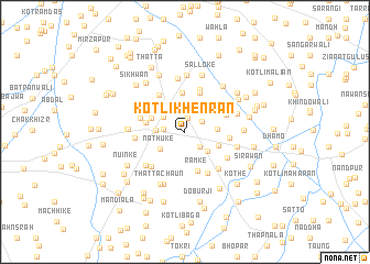 map of Kotli Khenrān