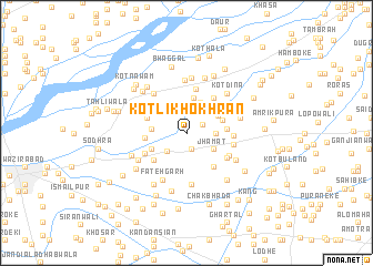 map of Kotli Khokhrān