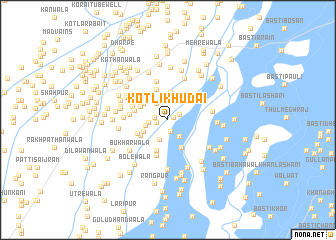 map of Kotli Khudāi