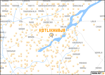 map of Kotli Khwāja