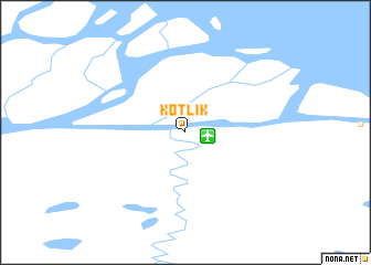 map of Kotlik