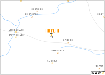 map of Kotlik
