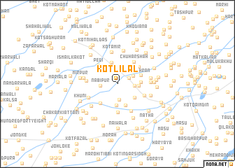 map of Kotli Lāl