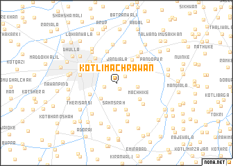 map of Kotli Machrawan