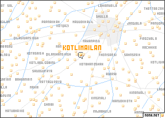 map of Kotli Mailān