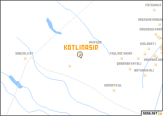 map of Kotli Nasīr