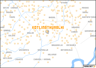 map of Kotli Nāthu Malhi