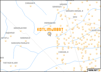 map of Kotli Nijābat