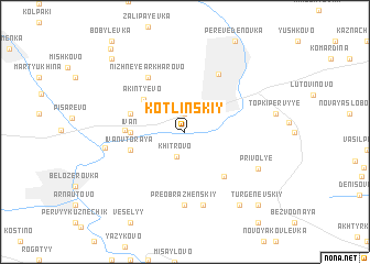 map of Kotlinskiy