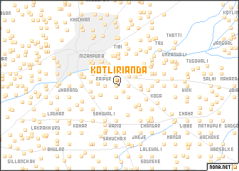 map of Kotli Riānda