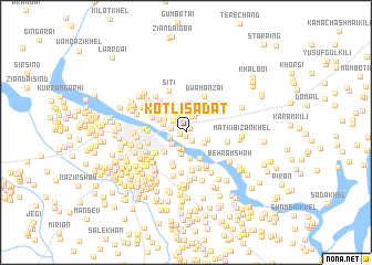 map of Kotli Sādāt