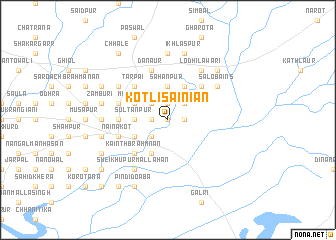 map of Kotli Sainiān