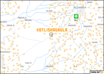 map of Kotli Shādaula