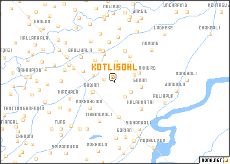 map of Kotli Sohl