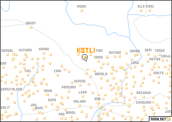 map of Kotli