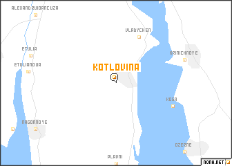 map of Kotlovina