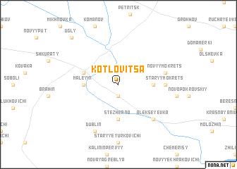 map of Kotlovitsa