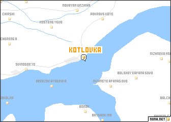 map of Kotlovka