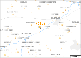 map of Kotly
