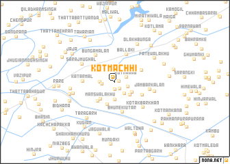 map of Kot Māchhi
