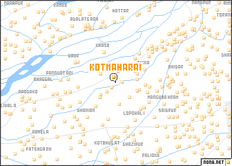 map of Kot Mahārāi