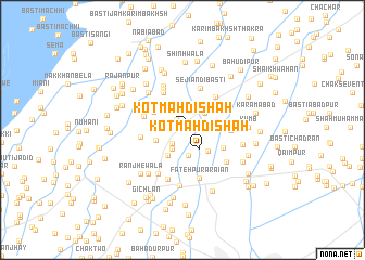map of Kot Mahdi Shāh