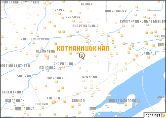 map of Kot Mahmūd Khān