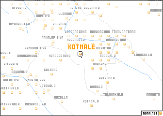 map of Kotmale