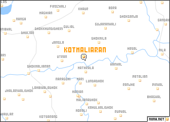 map of Kot Maliāran