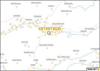 map of Kot Matagai