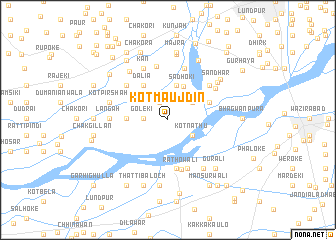 map of Kot Mauj Dīn