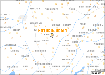 map of Kot Maujuddīn