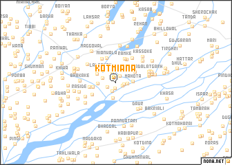 map of Kot Miāna