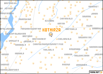 map of Kot Mirza