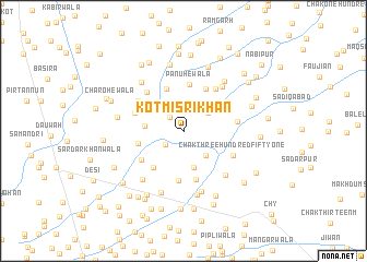 map of Kot Misri Khān