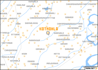 map of Kot Mohla