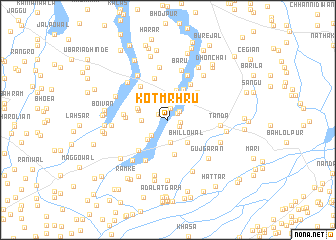 map of Kot Mrhru