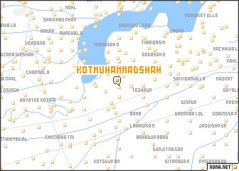 map of Kot Muhammad Shāh