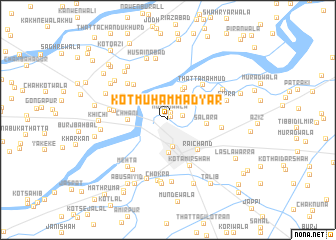 map of Kot Muhammad Yār