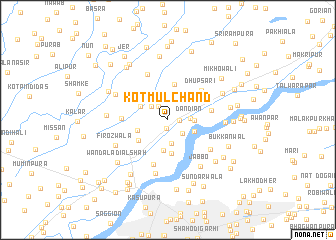 map of Kot Mūlchand