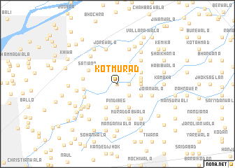 map of Kot Murād