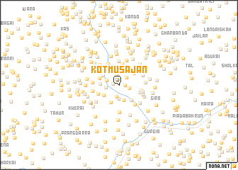 map of Kot Musajān