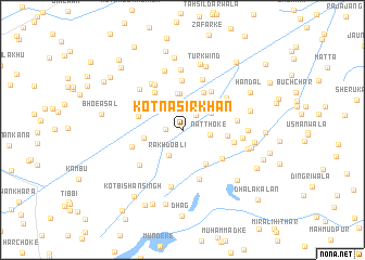 map of Kot Nāsir Khān