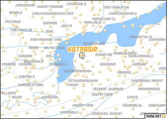 map of Kot Nasīr