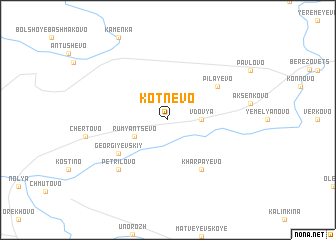 map of Kotnevo